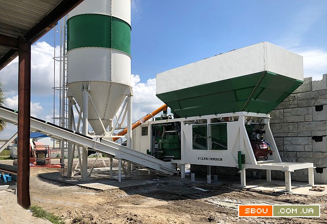 Мобільний міні бетонний завод Mobil 30 (30 м3 / год) Туреччина Київ - изображение 1
