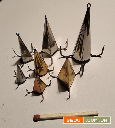 Блесна "Конус" ручной работы для ловли хищника: окуня, щуки, судака Днепропетровск - изображение 1
