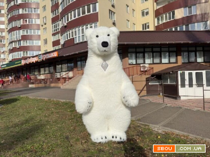 Пневмокостюм медведя Киев - изображение 1