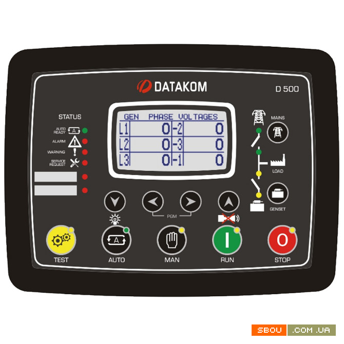 DATAKOM D-500-MK3 Багатофункціональний контролер генератора/двигуна/АВ Киев - изображение 1