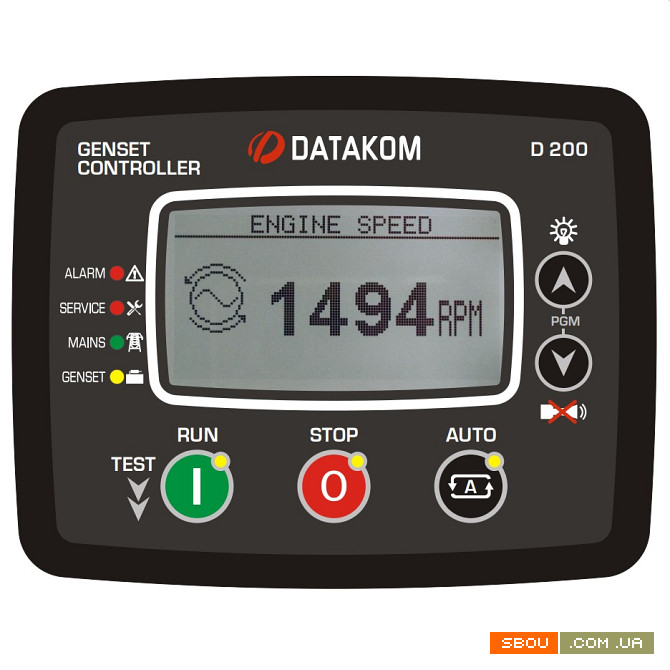 DATAKOM D-200-MK3 Багатофункціональний контролер генератора з MPU Київ - изображение 1