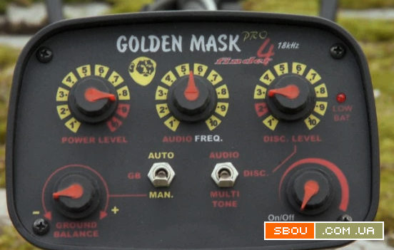 Профессиональный грунтовый металлоискатель Golden Mask-4 ПРО Полтава - изображение 1