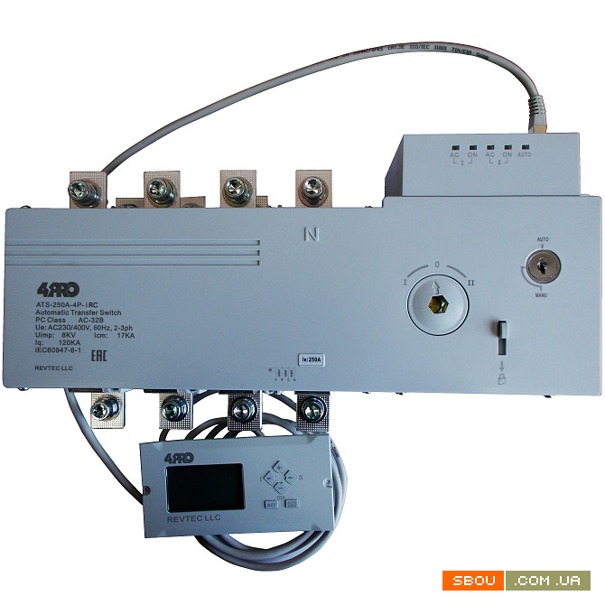 4PRO ATS-250A-4P-iRC Інтел. пристрій автоматичного введення резерву (А Киев - изображение 1