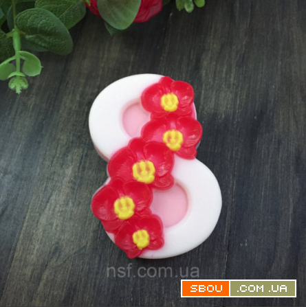 Мило ручної роботи "З 8 березня!" Орхідея. Черкассы - изображение 1