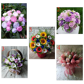 Квіткове оформлення,квіткові композиції та букети з приголомшливим аро
