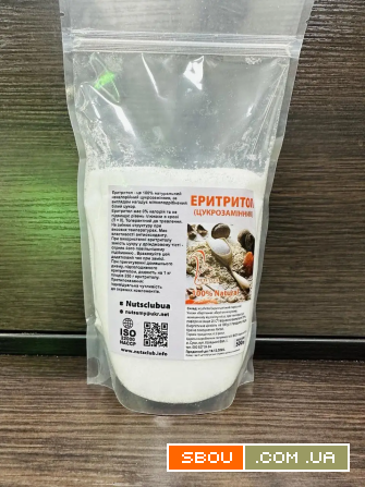 Ерітрітол / Erythritol NUTS CLUB 500 гр. Суми - изображение 1
