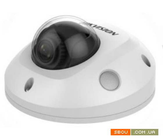 DS-2CD2543G0-IS (2.8 мм) 4МП міні IP відеокамера Hikvision з ІК підсві Ужгород - изображение 1