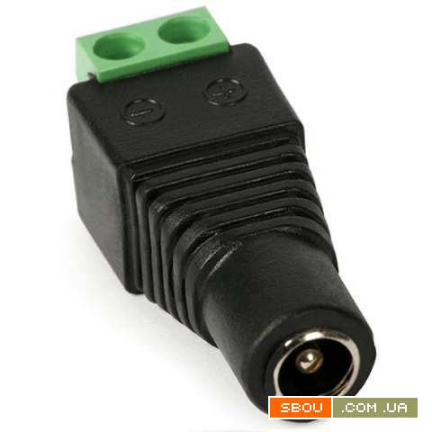 DC-F (D 5,5x2,1мм) з клемами під кабель Q100 Ужгород - изображение 1