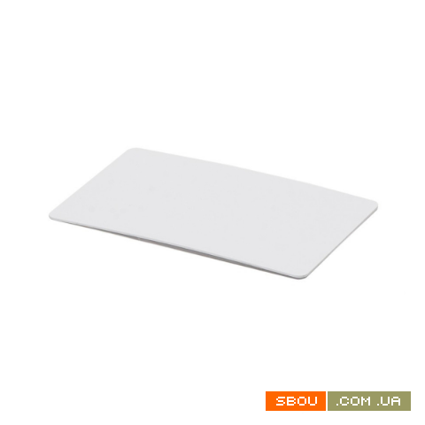 Безконтактна картка Tecsar Trek EM-Marine 0,8 мм біла Ужгород - изображение 1