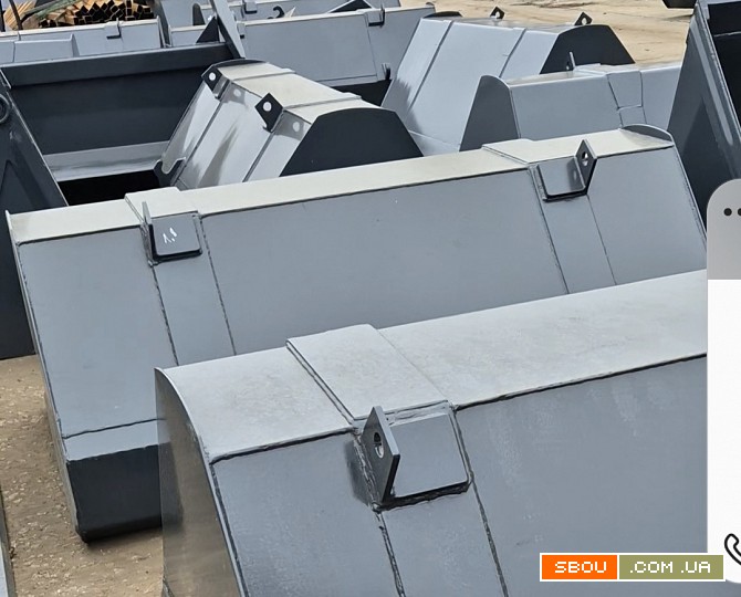 Ковш 1.6 м до 2м на навантажувач кун LoadPro на трактор МТЗ, ЮМЗ, Т 40 Запорожье - изображение 1