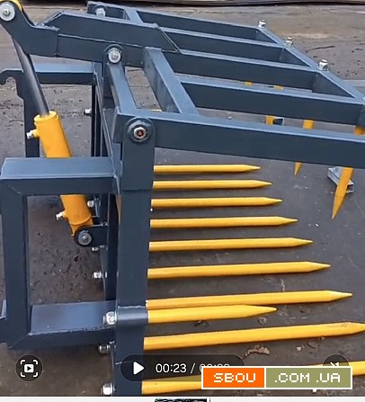 Сінажні гідравлічні вила зі знімним зубом Запоріжжя - изображение 1