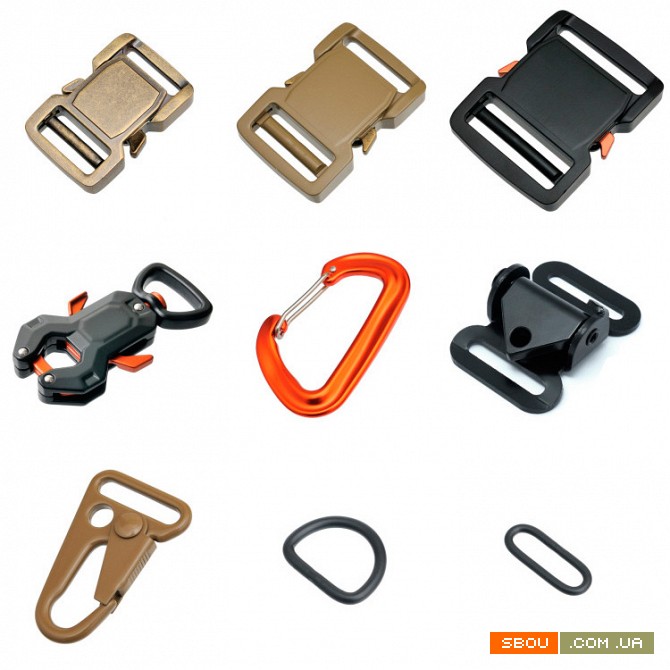 Разная металлическая фурнитура для снаряжения с оперативной доставкой Киев - изображение 1