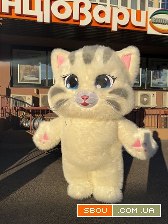 Надувной костюм аниматору кот 4 часа работы 2.4 м 60 Вт Київ - изображение 1