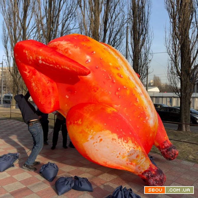 Наружная реклама надувная мобильная Привлечение покупателей 3.4 м Київ - изображение 1