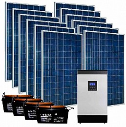 Качественная независимая солнечная станция на 3 кВт с доставкой