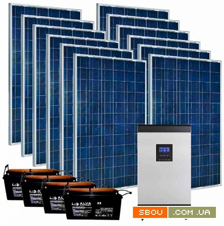 Качественная независимая солнечная станция на 3 кВт с доставкой Київ - изображение 1