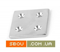 Магніт 40x40x4 mm -7/3.5 mm x 4 потай Харьков - изображение 1