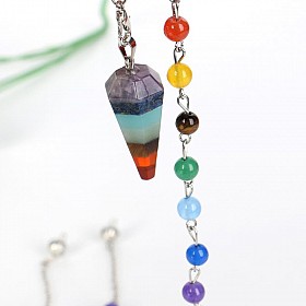 Маятник с натуральными камнями 7 чакр – гармонизатор и помощник