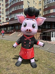 Аниматорский костюм надувной - ходячий щит бренда 240 см 4 часа работы