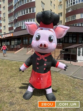 Аниматорский костюм надувной - ходячий щит бренда 240 см 4 часа работы Киев - изображение 1