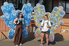 Крылья надувные на человека 3х3 м 2 кг 4 часа работы на одном заряде