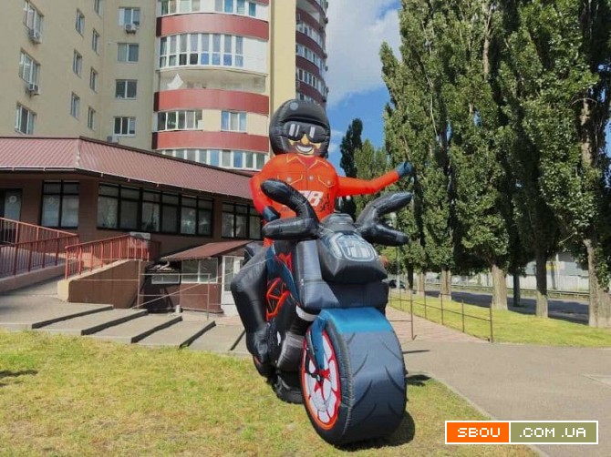 Наружная реклама человек надувной 3D копии товаров, персонажей 3.4 м Київ - изображение 1