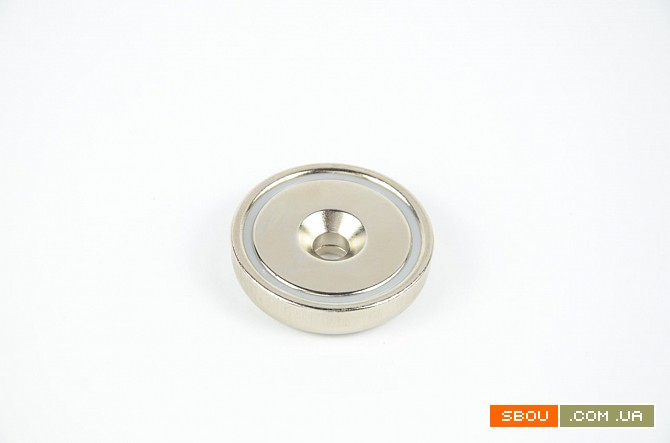 Магніт неодимовий в металічному копусі під потай А48 Київ - изображение 1
