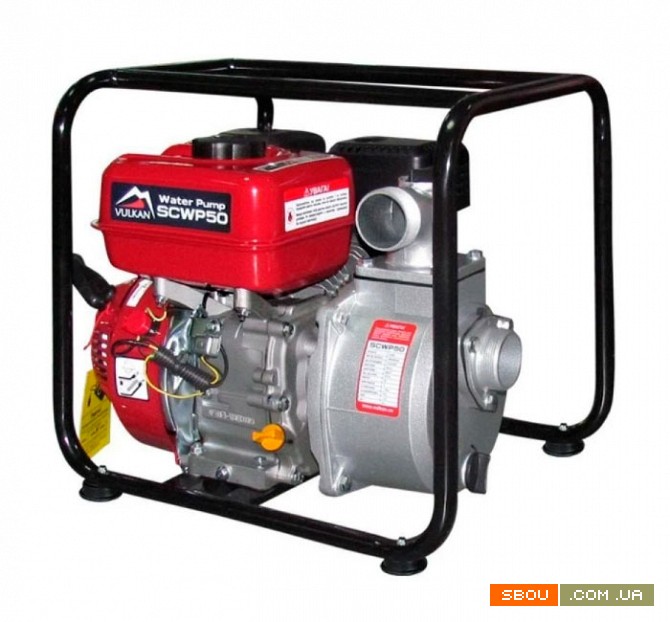 Недорогая бензиновая мотопомпа Vulkan SCWP50 с доставкой Киев - изображение 1