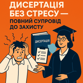 Дисертація без стресу - повний супровід до захисту!