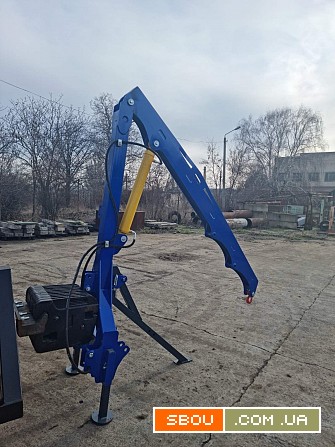 Кран маніпулятор на задню навіску МТЗ ЮМЗ Запоріжжя - изображение 1