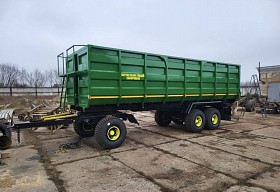 Причіп трьохвісний 3ПТС-20 Самоскидний Тракторний Зерновоз (3ПТС12 НТС