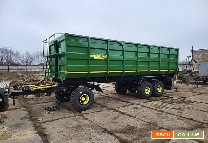 Причіп трьохвісний 3ПТС-20 Самоскидний Тракторний Зерновоз (3ПТС12 НТС Запоріжжя - изображение 1