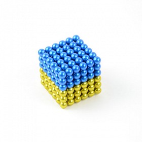 Неокуб синьо-жовтий