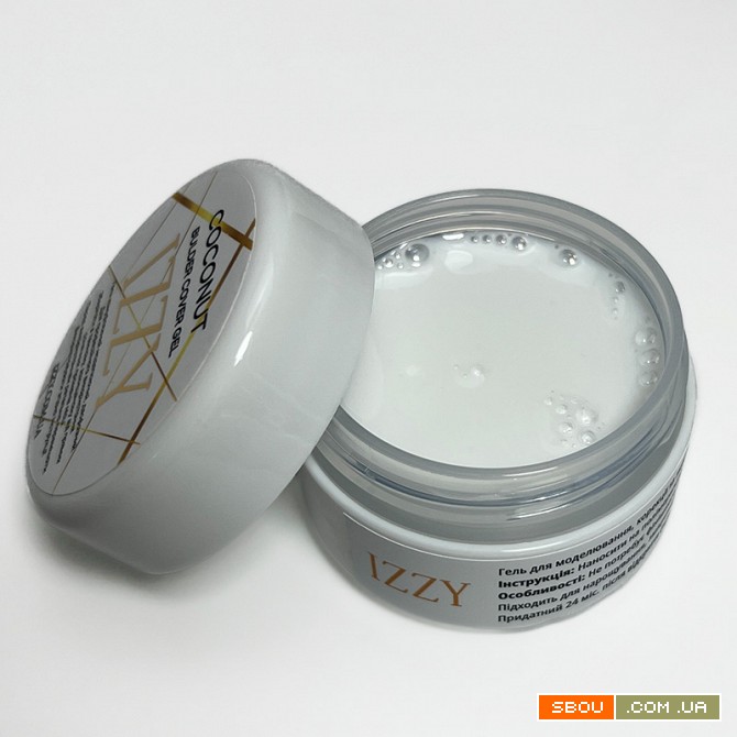 Ідеальний Нюд: Молочний Гель-будівельник Izzy Cover Coconut 20г (Двофа Киев - изображение 1