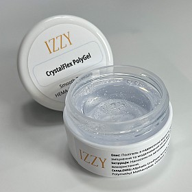 Універсальний Прозорий Полігель Izzy Crysyalflex Polygel Clear 20г