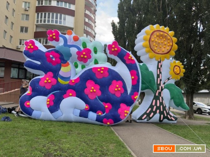 Декорации улиц надувные для оформления сцены, рекламы Киев - изображение 1