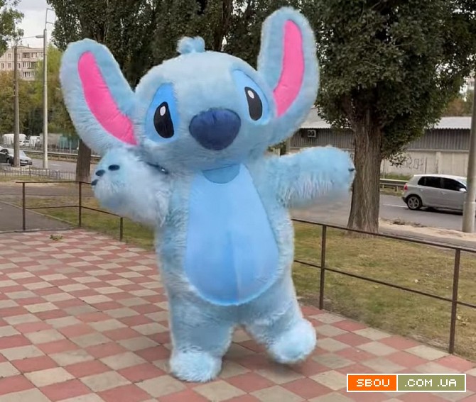 Костюм Стич надувной аниматору 250 см детские праздники, корпоративы Київ - изображение 1