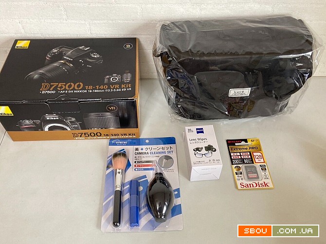 Nikon D7500 Дзеркальна камера з 18-140мм об'єктивом Київ - изображение 1