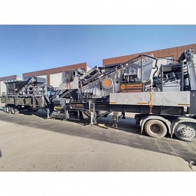 Мобільна дробарна установка Polygonmach JCV-2, 120-150 т / год, 0 + 35