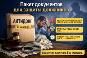 Пакет документов для защиты должников