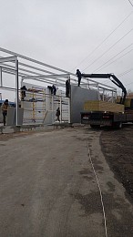 Монтаж сендвіч-панелей, металоконструкцій, профлист