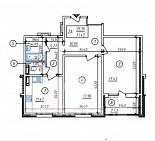 №260086 Оренда 2-х кімнатної квартири в ЖК "Крістер Град"