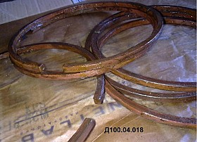 Поршневі кільця Д100.04.018 для двигунів 2Д100 та 10Д100 — надійність