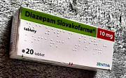 Диазепам Diazepam Zentiva Slovakofarma