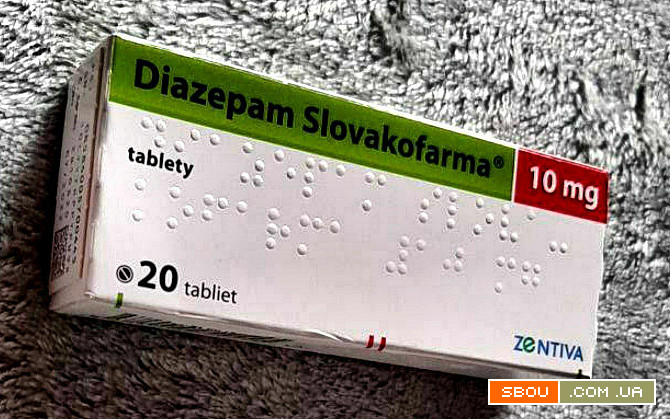 Диазепам Diazepam Zentiva Slovakofarma Киев - изображение 1