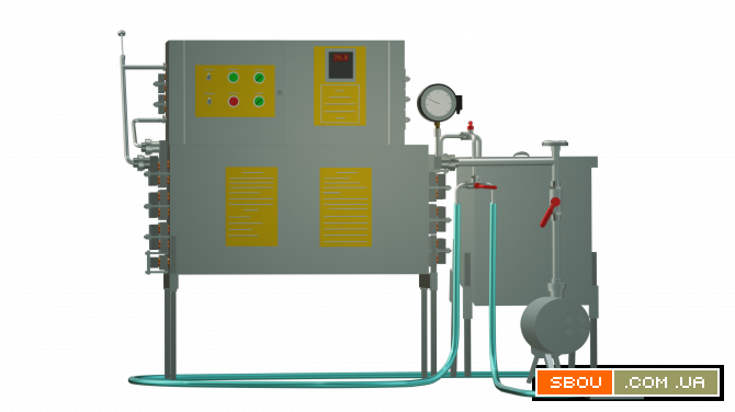 Пастеризатор молока проточний на 100 літрів УЗМ-0,1 Харків - изображение 1