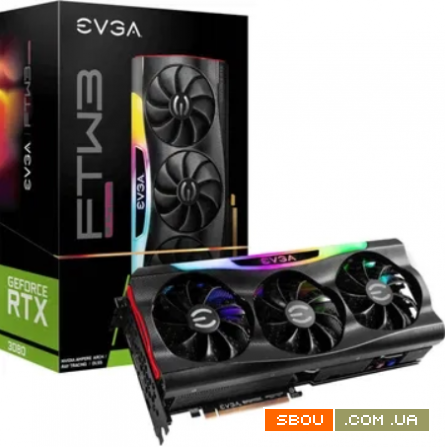 EVGA GeForce RTX 3080 FTW3 Ultra LHR 10GB GDDR6X Львов - изображение 1