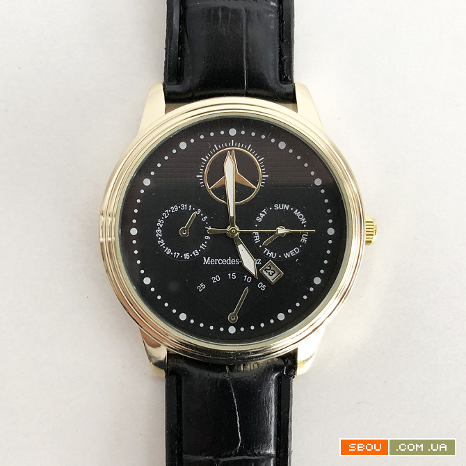 Часы наручные Mercedes Black (реплика) 2 вида Львів - изображение 1
