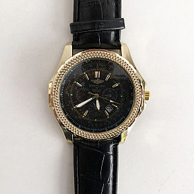 Часы наручные Breitling Black ремешок черный (реплика)