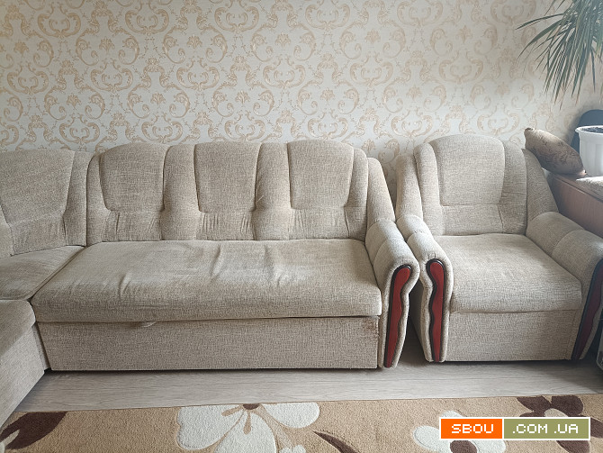 Угловой диван + кресло Донецьк - изображение 1